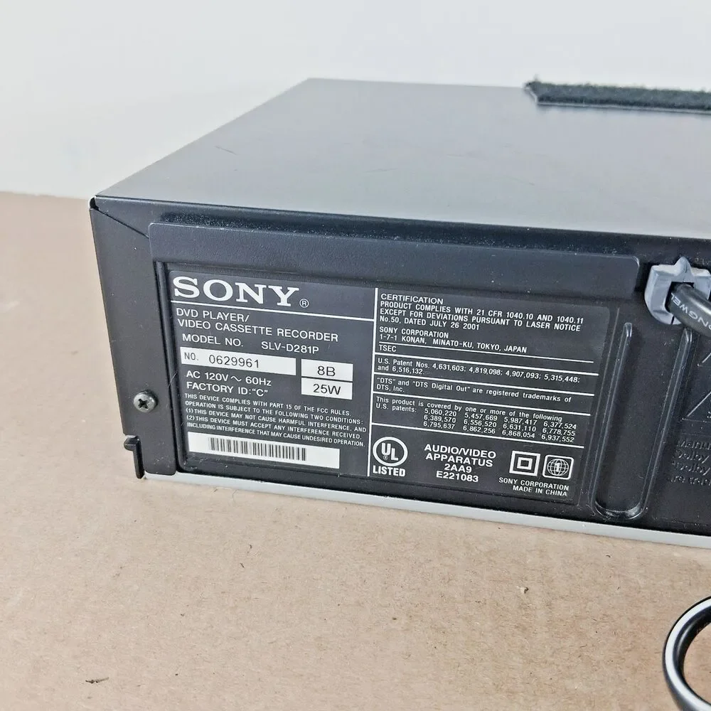 Sony allows tapes comes